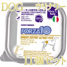 画像1: 10＋1セット・最短賞味2027.3・フォルツァ10 犬 アクティウェット ウリナリーサーモン＆地中海の白身魚（泌尿器ストロバイト結石用）100g×11個 fo13697 正規品 (1)