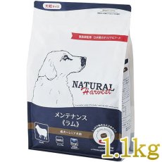 画像1: NEW 最短賞味2026.5・ナチュラルハーベスト メンテナンス ラム1.1kg/成犬シニア犬対応ドライフードNatural Harvest正規品nh12312 (1)