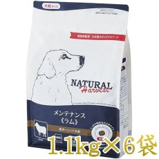 画像1: NEW 最短賞味2026.5・ナチュラルハーベスト メンテナンス ラム1.1kg×6袋/成犬シニア犬対応ドライフードNatural Harvest正規品nh12312s6 (1)