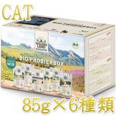 画像1: 最短賞味2027.2・ワイルドランド Bio お試しボックス(85g×６パック入)パウチwl06778成猫用総合栄養食/オーガニック 正規品 (1)